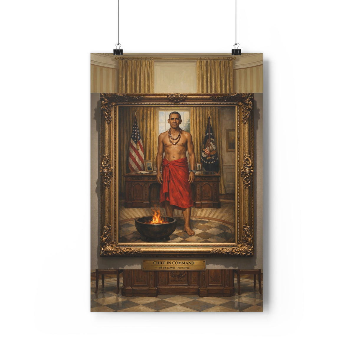 Chief in Command (Recovered) — Art Print | Political Art Poster