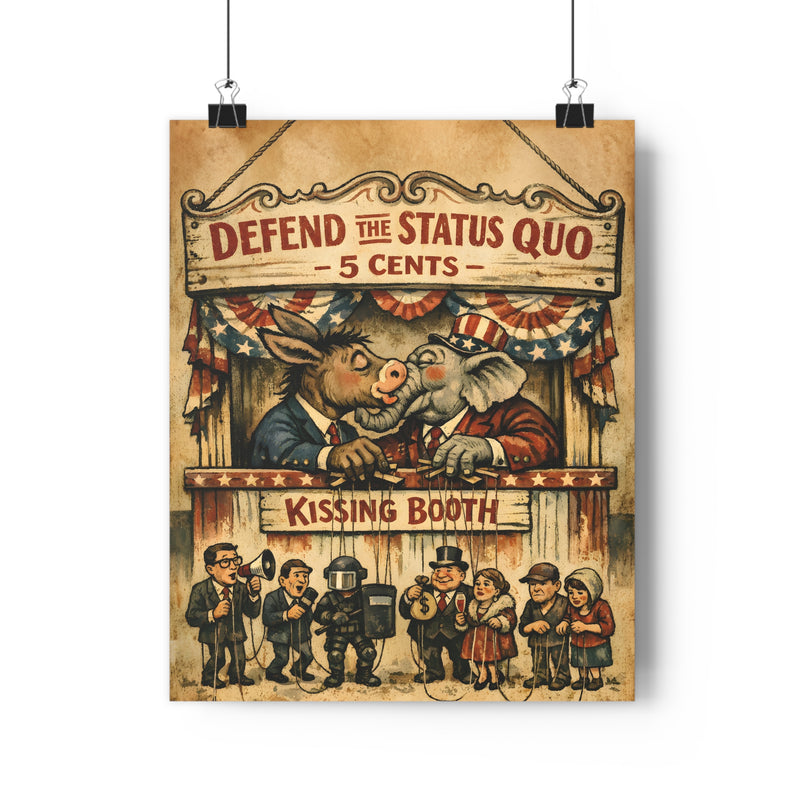 The Kissing Booth — Art Print | Political Wall Art