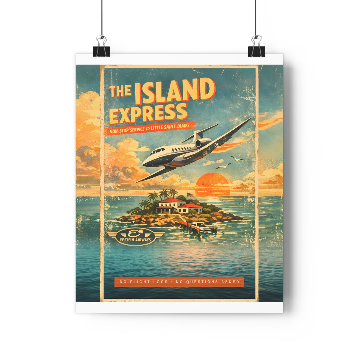 The Island Express — Art Print | Political Art Poster