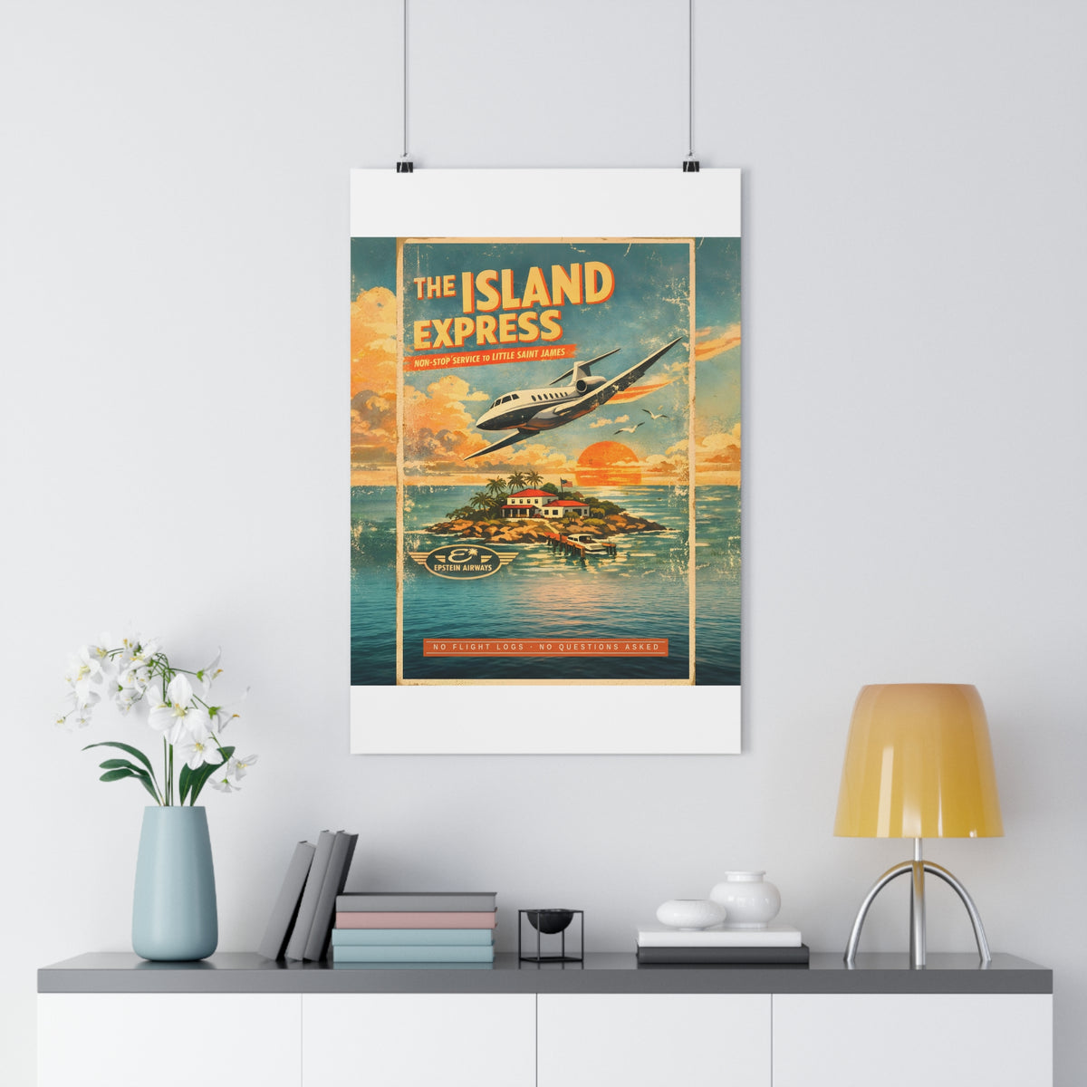 The Island Express — Art Print | Political Art Poster