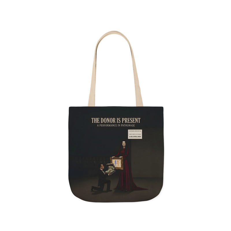 The Donor Is Present — Tote | Money-in-Politics Satire