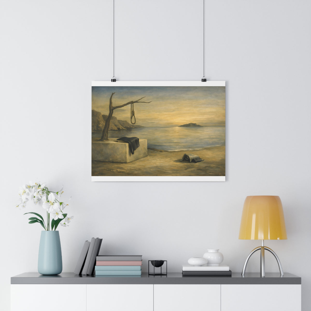 Persistence of Epstein — Art Print | Surreal Scandal Satire Poster