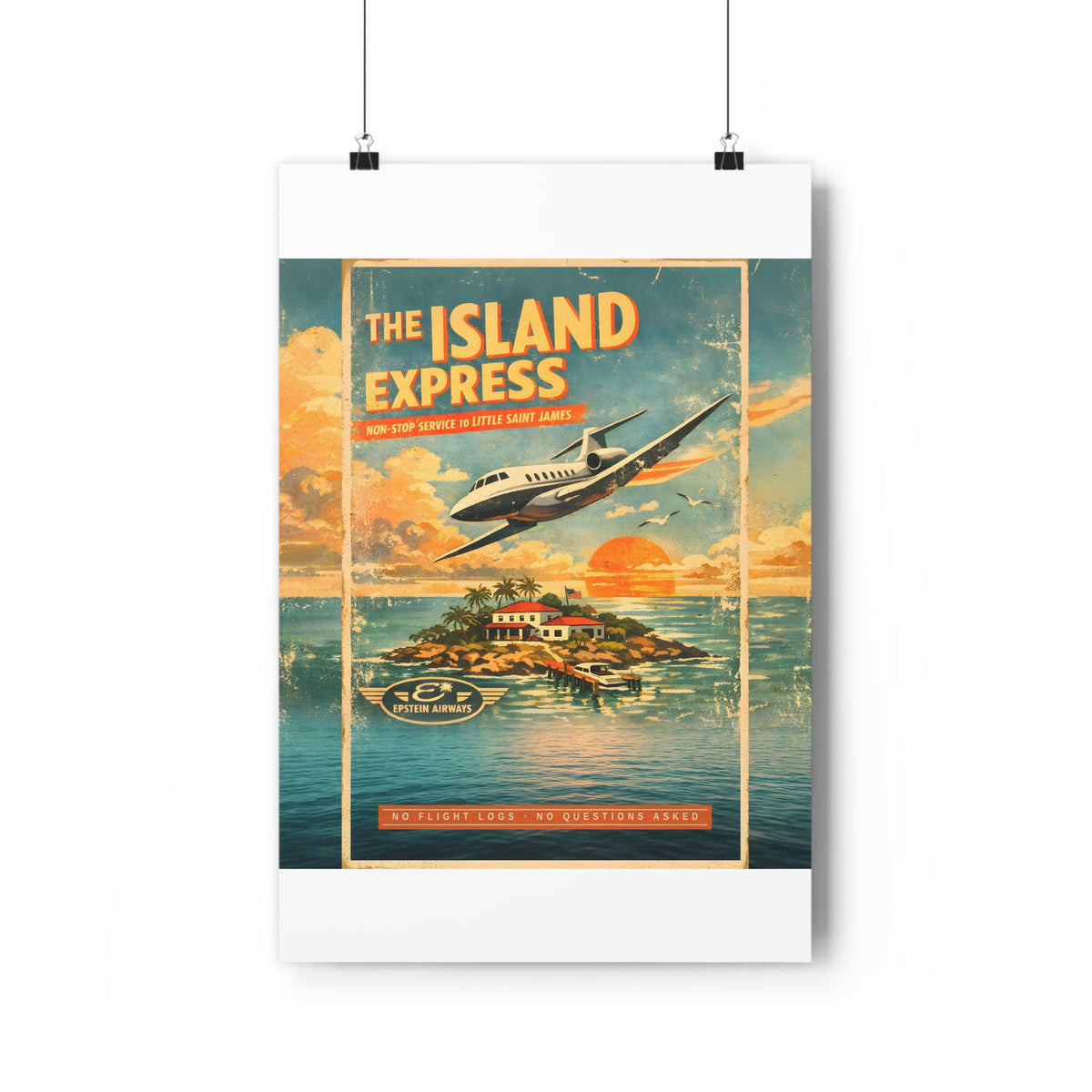 The Island Express — Art Print | Political Art Poster