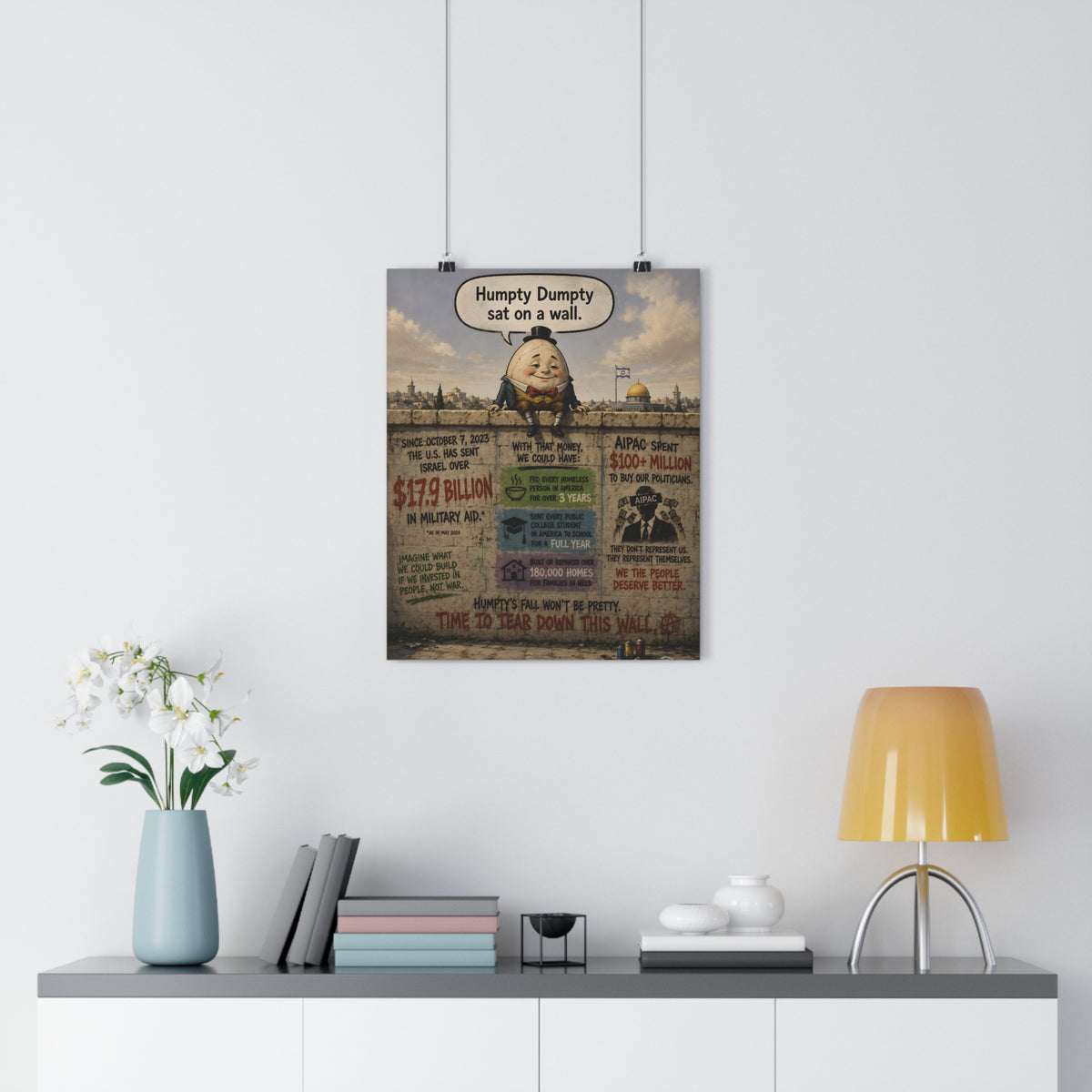 Humpty's Wall — Art Print