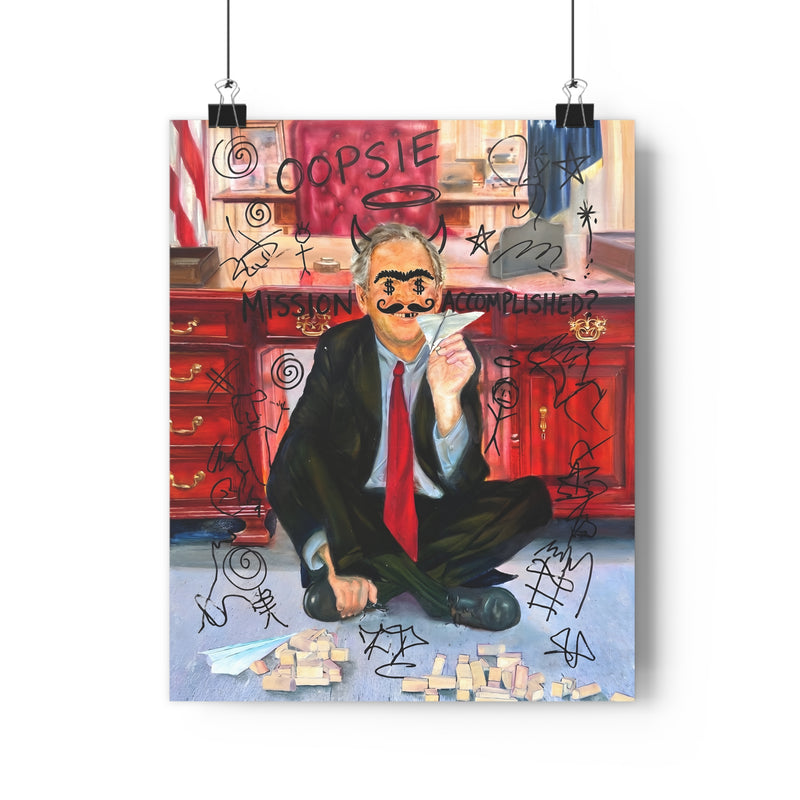 War Games (Recovered) — Art Print | Anti-War Satire Poster