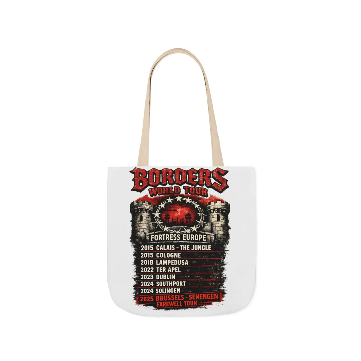 Borders World Tour — Tote Bag | Political Satire