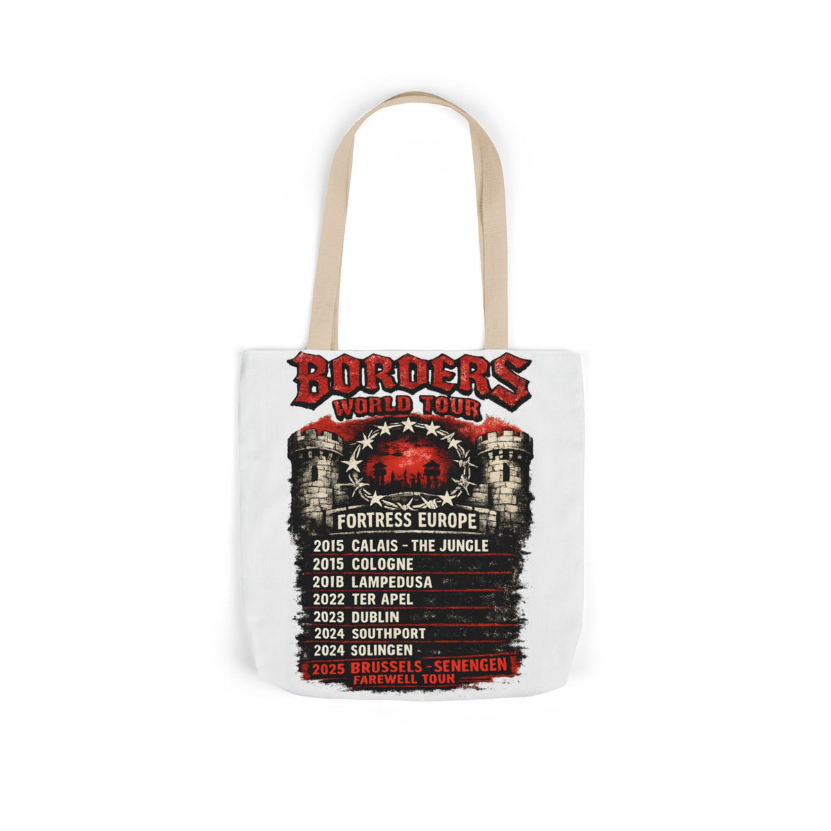 Borders World Tour — Tote Bag | Political Satire