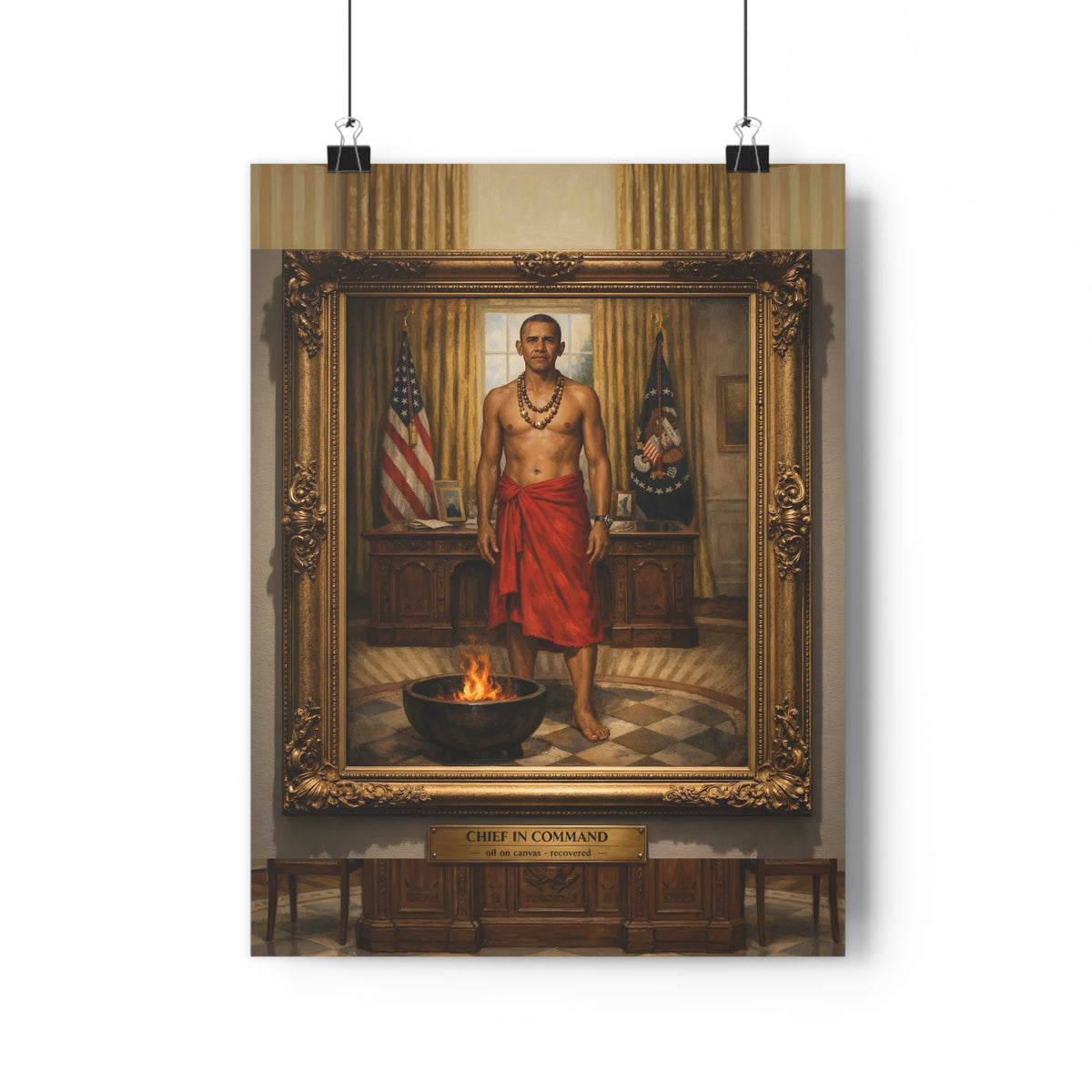Chief in Command (Recovered) — Art Print | Political Art Poster