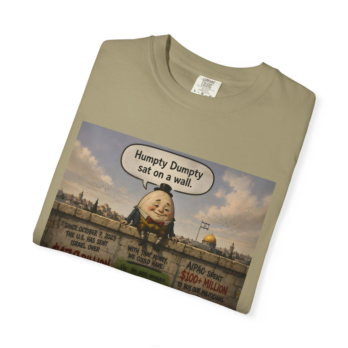 Humpty's Wall — T-Shirt | Border Wall Political Satire Tee