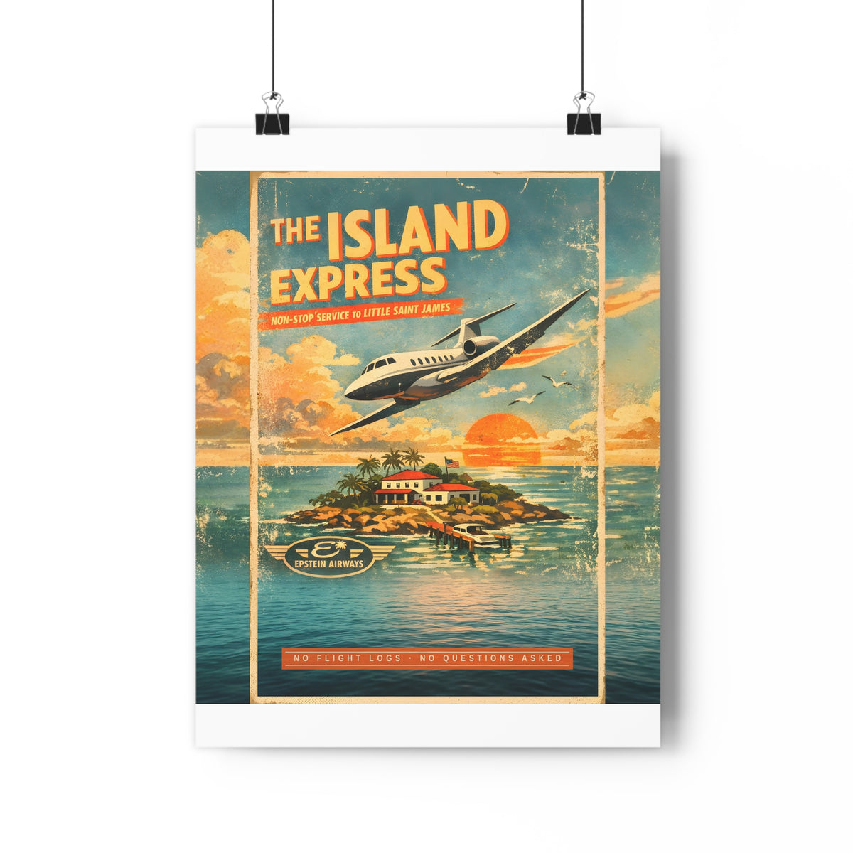 The Island Express — Art Print | Political Art Poster