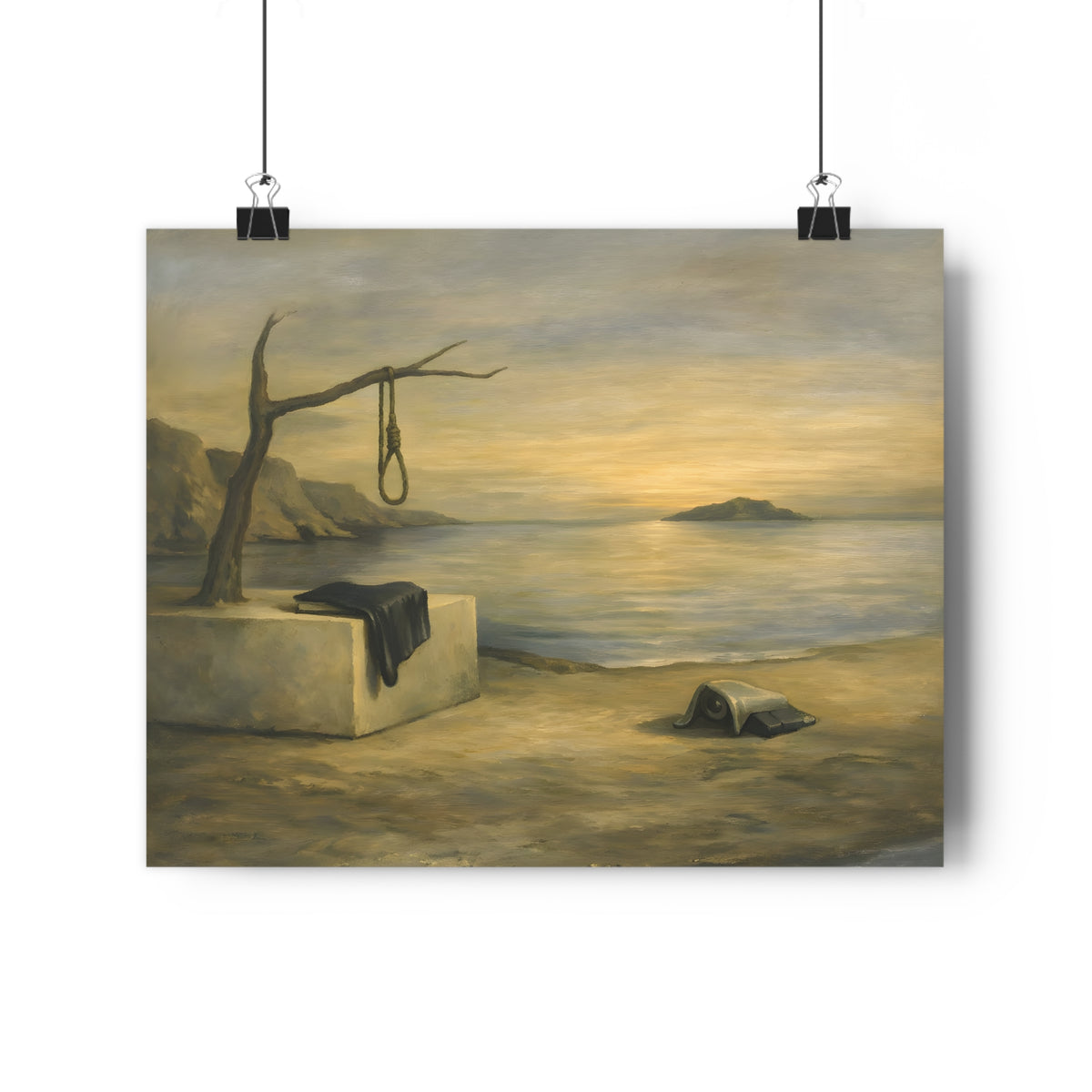 Persistence of Epstein — Art Print | Surreal Scandal Satire Poster