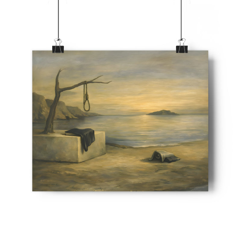Persistence of Epstein — Art Print | Surreal Scandal Satire Poster