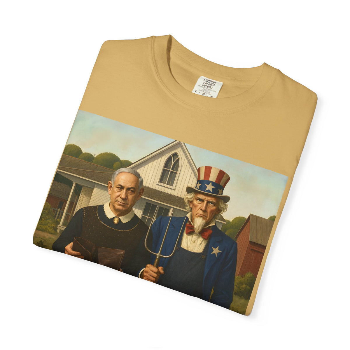 American Gothic, Revised — T-Shirt | Political Satire Art Tee