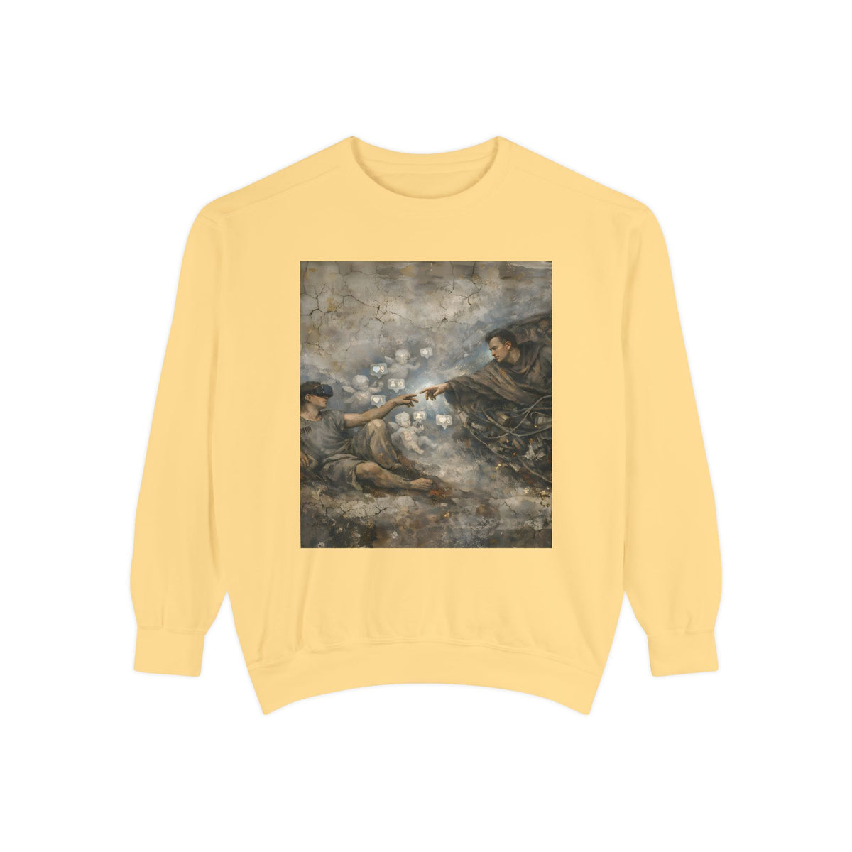 The Creation of Algorithm — Sweatshirt | AI Satire Crewneck