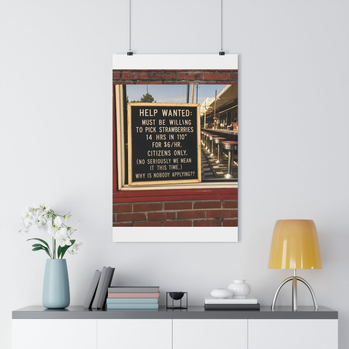 Invisible Hand — Art Print | Capitalism Satire Poster