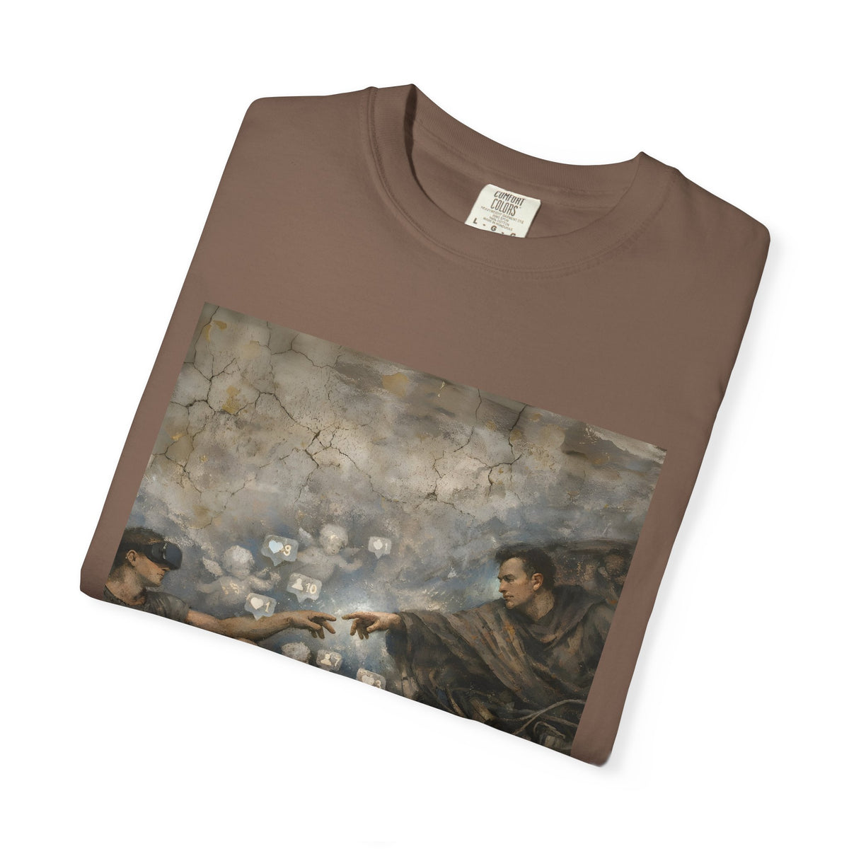 The Creation of Algorithm — T-Shirt | Tech Satire Art Tee
