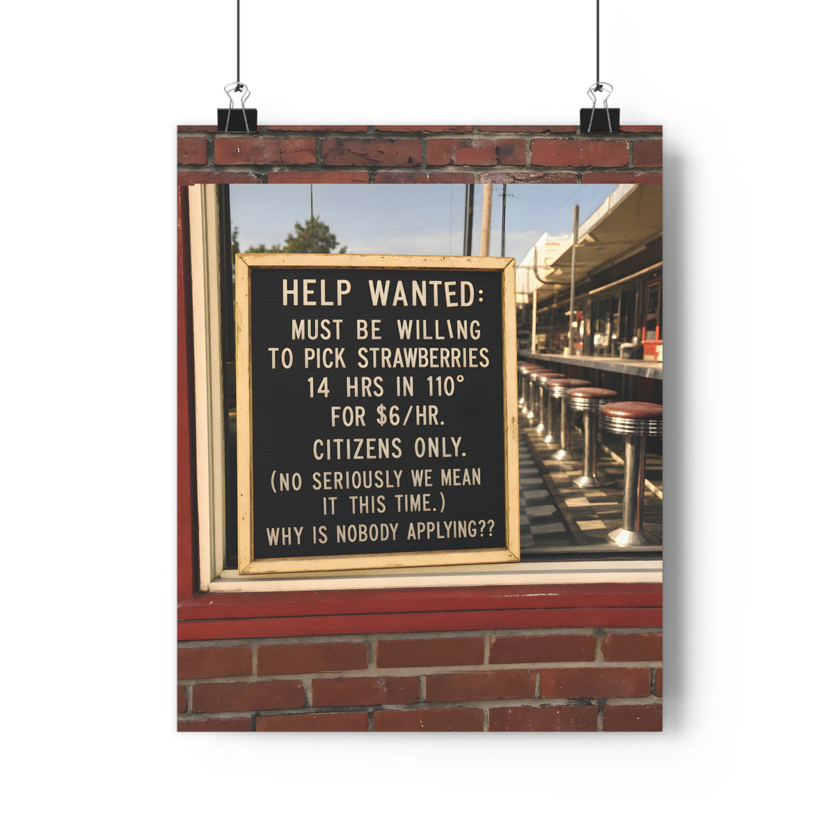 Invisible Hand — Art Print | Capitalism Satire Poster