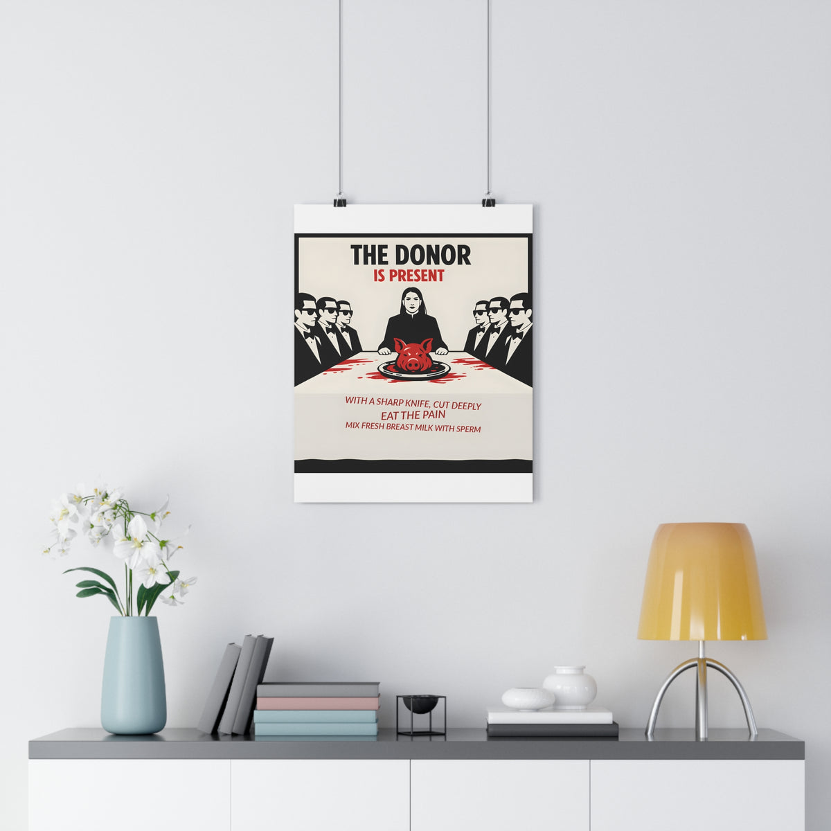 The Donor Is Present — Art Print