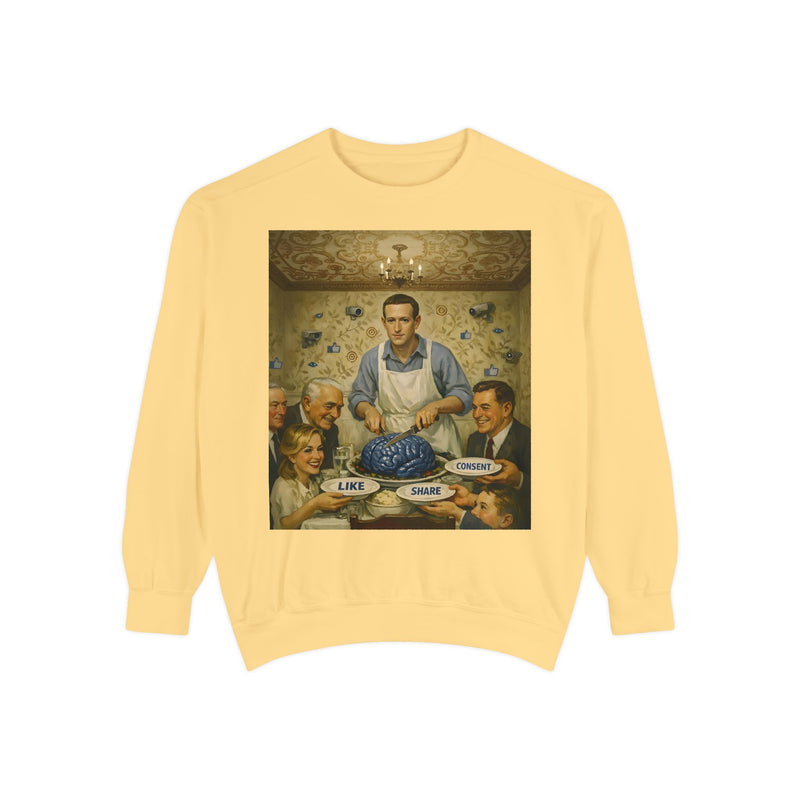 Terms of Service — Sweatshirt | Big Tech Privacy Satire Art