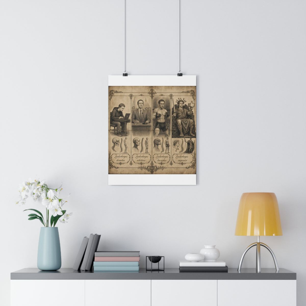 Zuckerberg: A Metamorphosis — Art Print