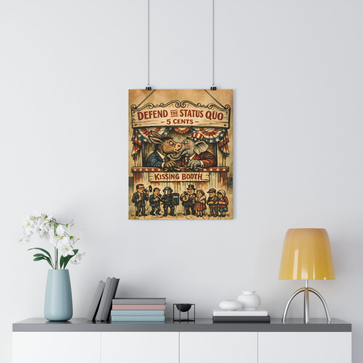 The Kissing Booth — Art Print | Political Wall Art