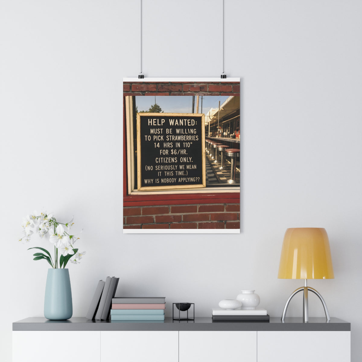 Invisible Hand — Art Print | Capitalism Satire Poster