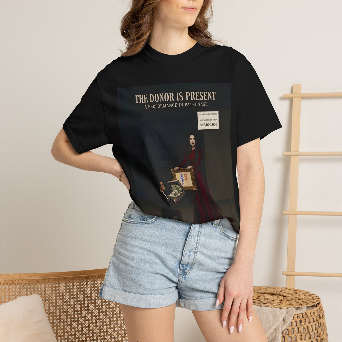 The Donor Is Present — T-Shirt | Political Satire