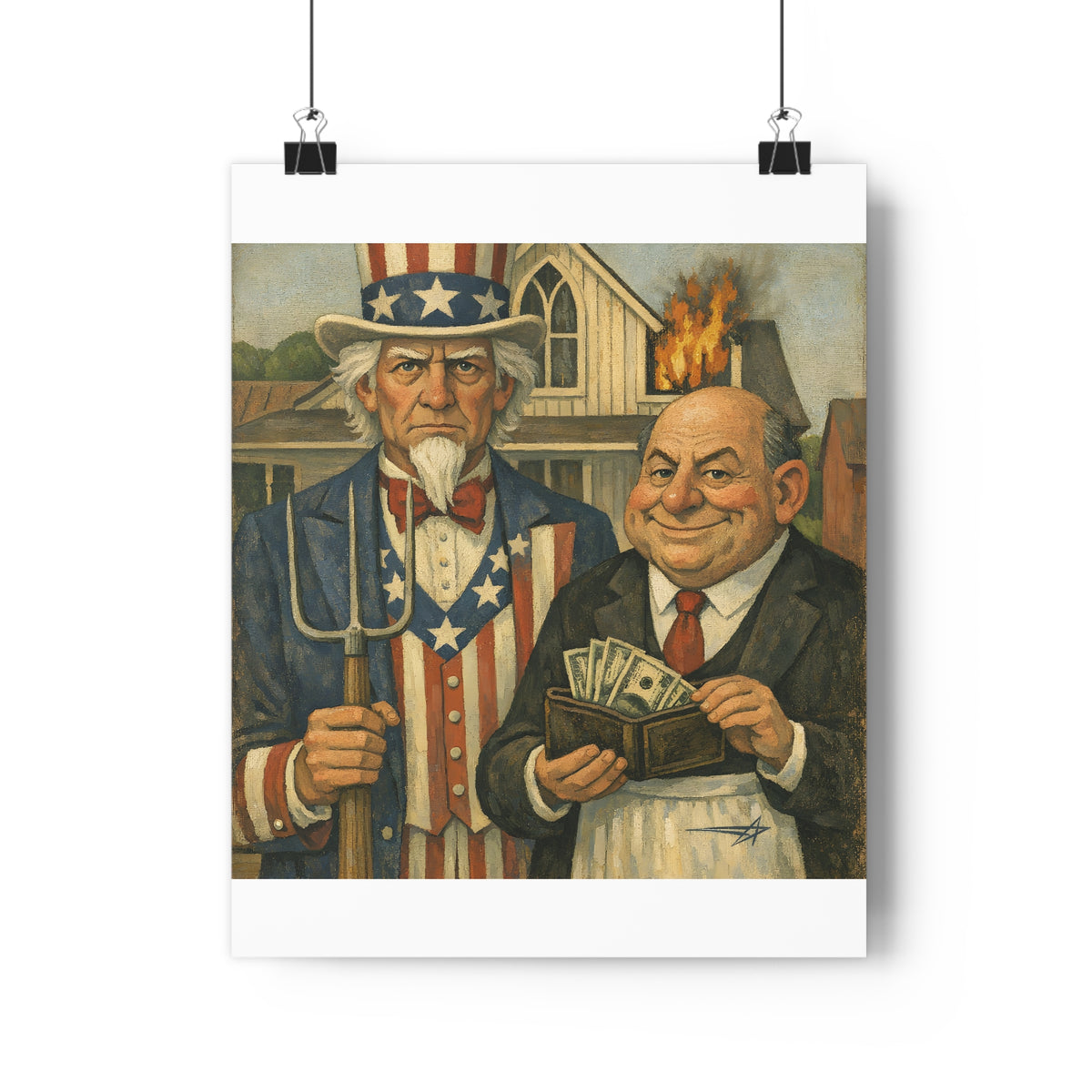 American Gothic, Revised — Art Print