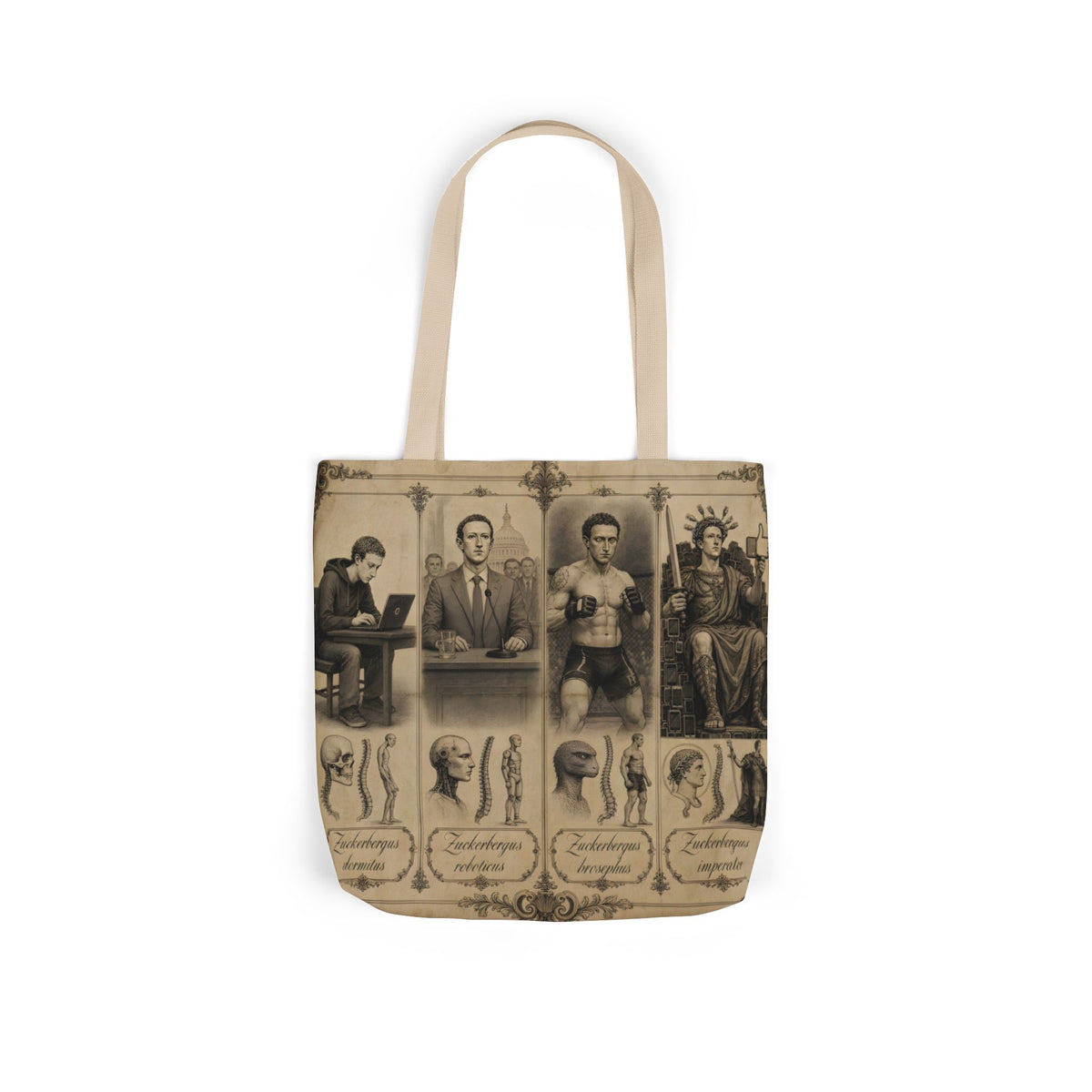 Zuckerberg: Metamorphosis — Tote | Big Tech Satire