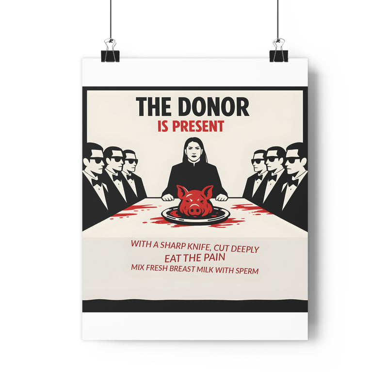 The Donor Is Present — Art Print