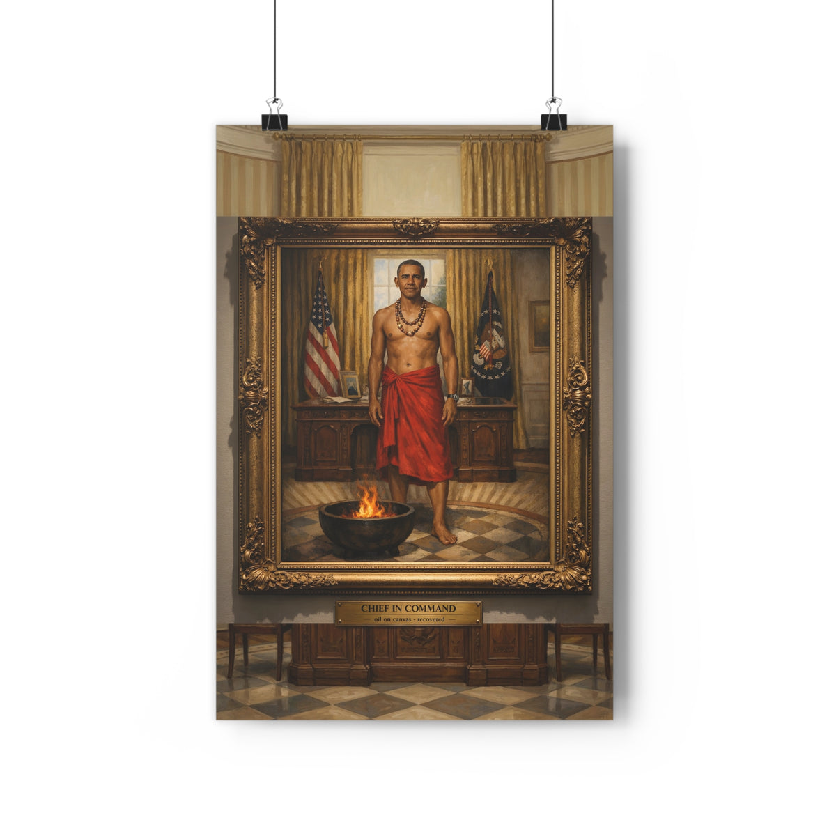 Chief in Command (Recovered) — Art Print | Political Art Poster