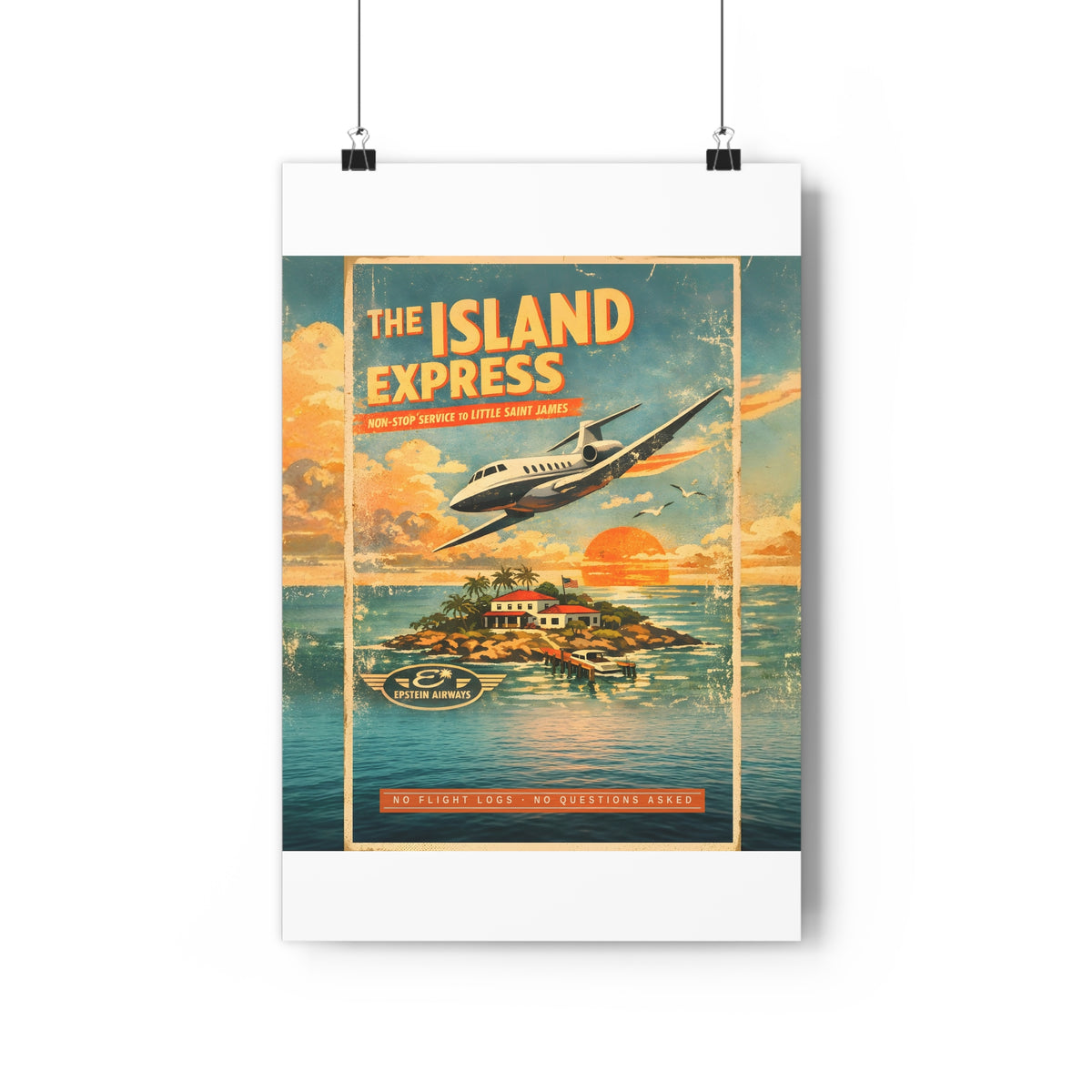 The Island Express — Art Print | Political Art Poster