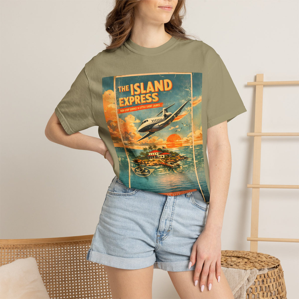 The Island Express — T-Shirt | Political Satire Tee