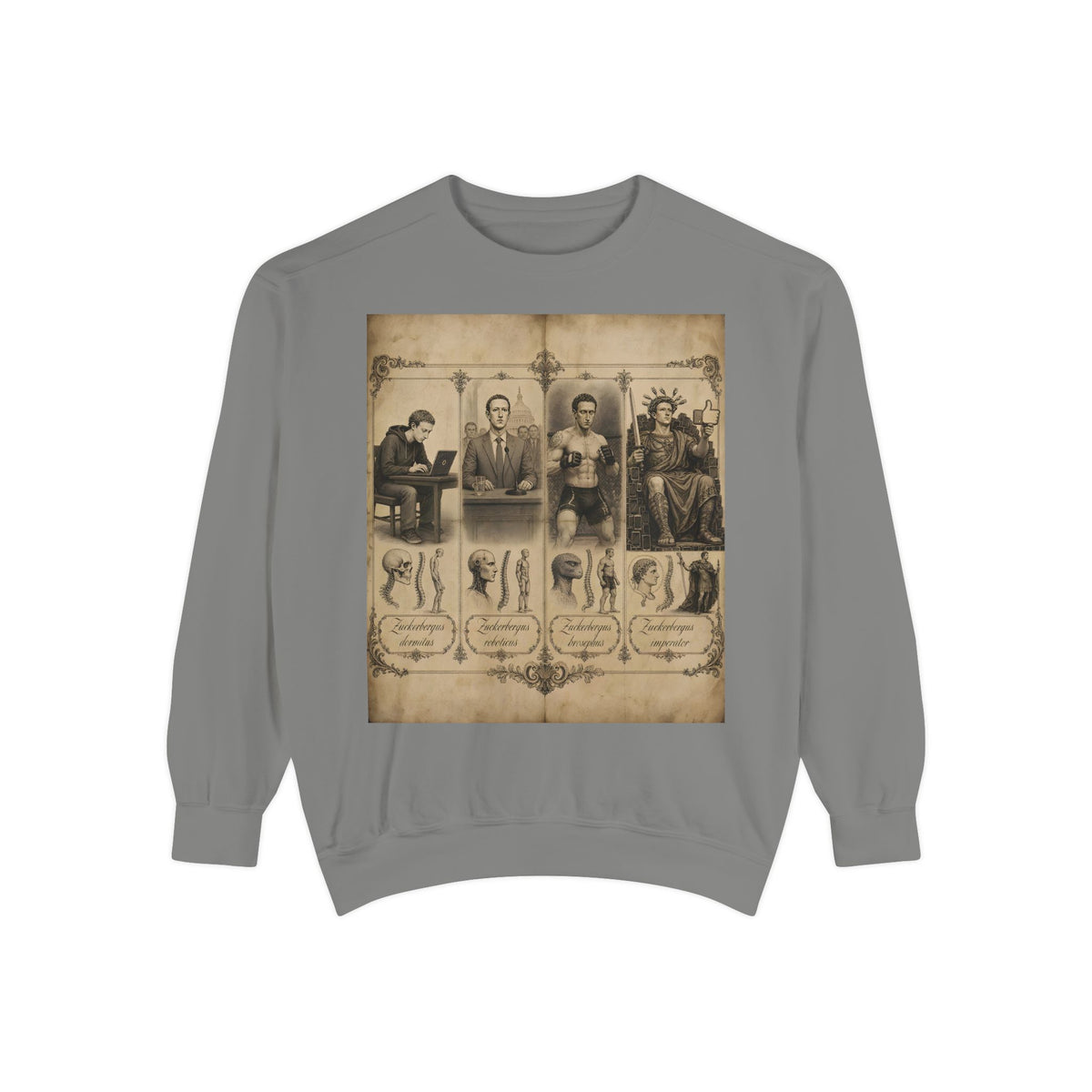 Zuckerberg: A Metamorphosis — Sweatshirt | Tech Satire