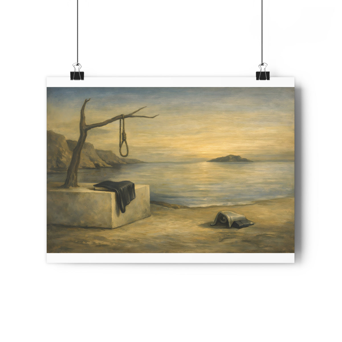 Persistence of Epstein — Art Print | Surreal Scandal Satire Poster