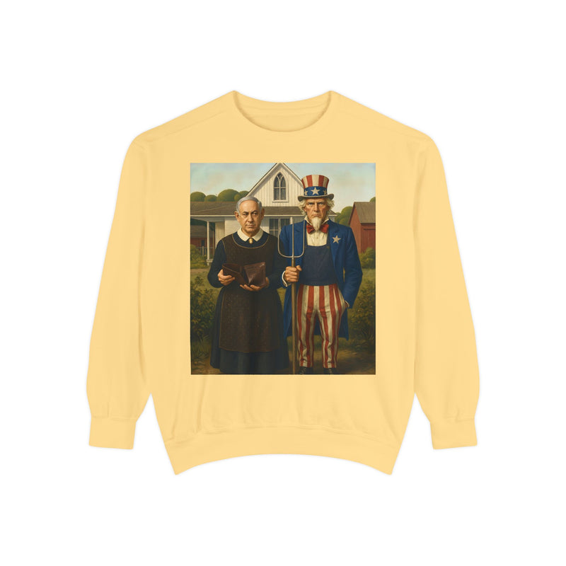 American Gothic, Revised — Sweatshirt | Satire Art Crewneck
