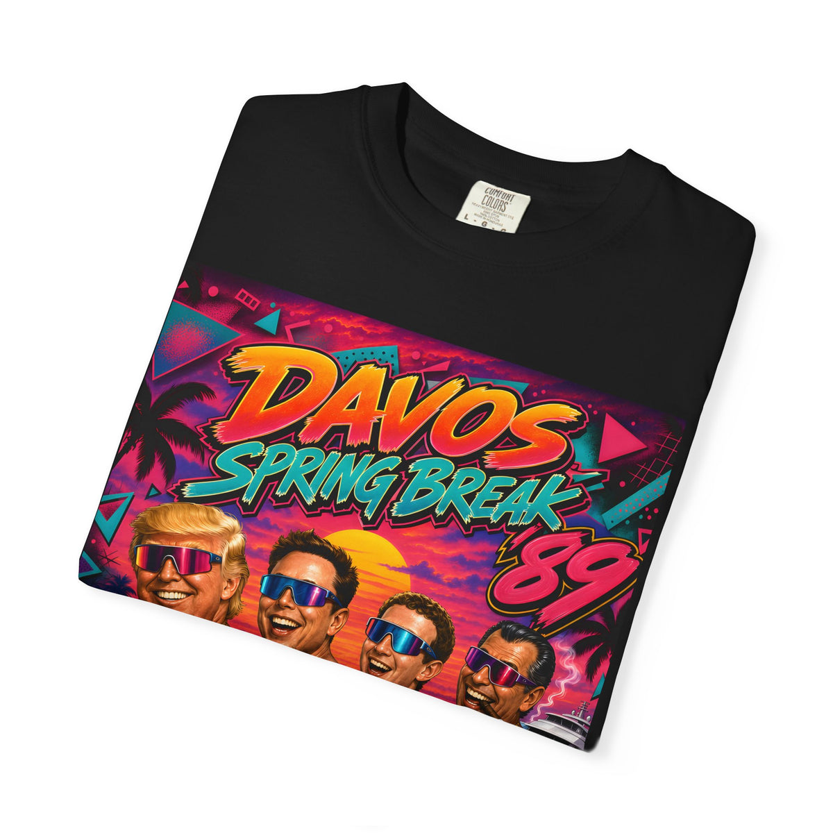 Davos Spring Break '89 — T-Shirt | Oligarch Satire Tee