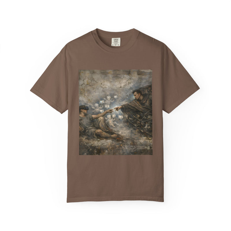 The Creation of Algorithm — T-Shirt | Tech Satire Art Tee