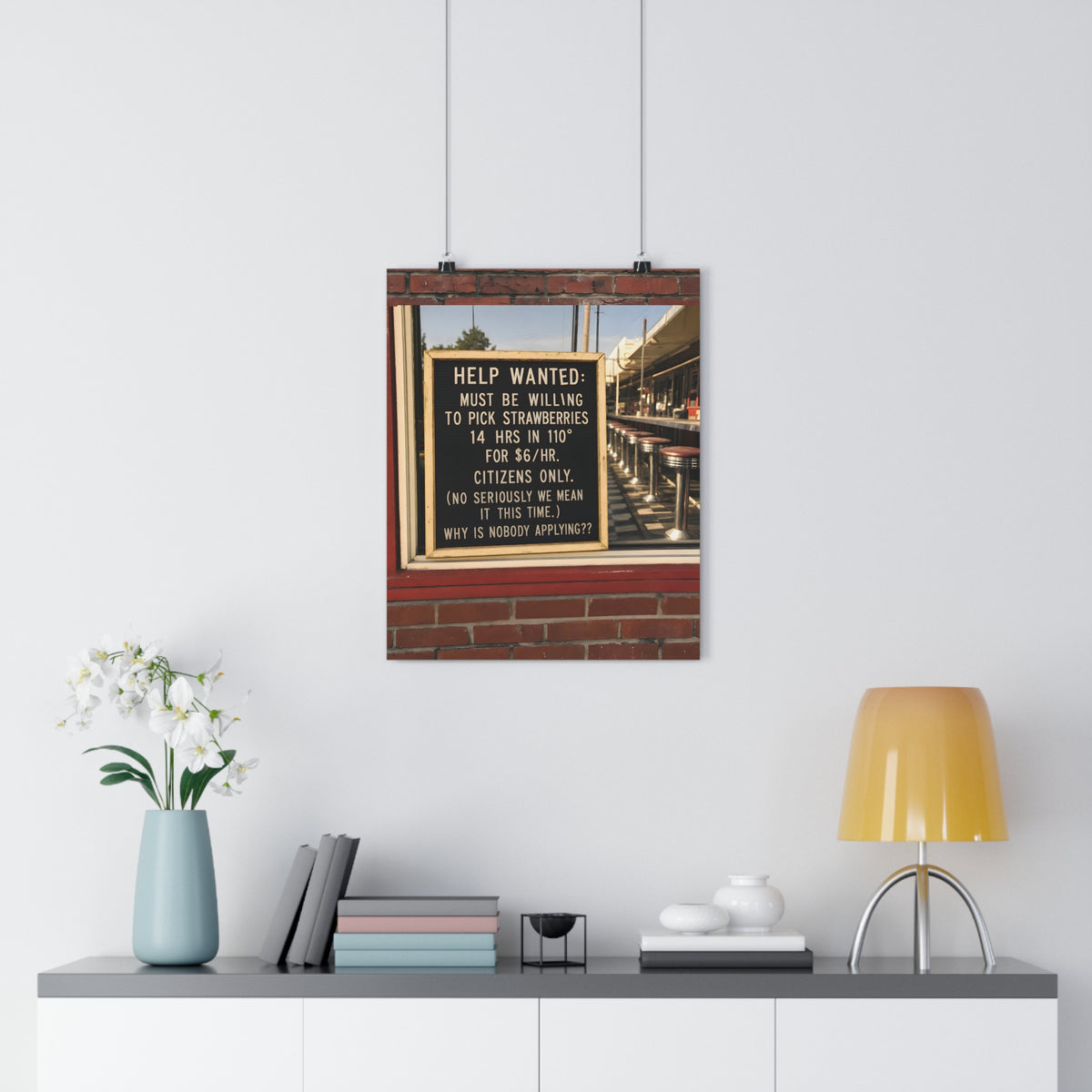 Invisible Hand — Art Print | Capitalism Satire Poster
