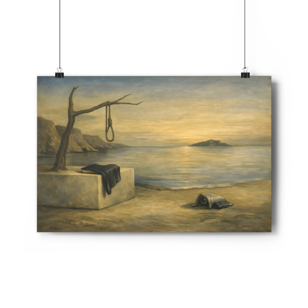 Persistence of Epstein — Art Print | Surreal Scandal Satire Poster