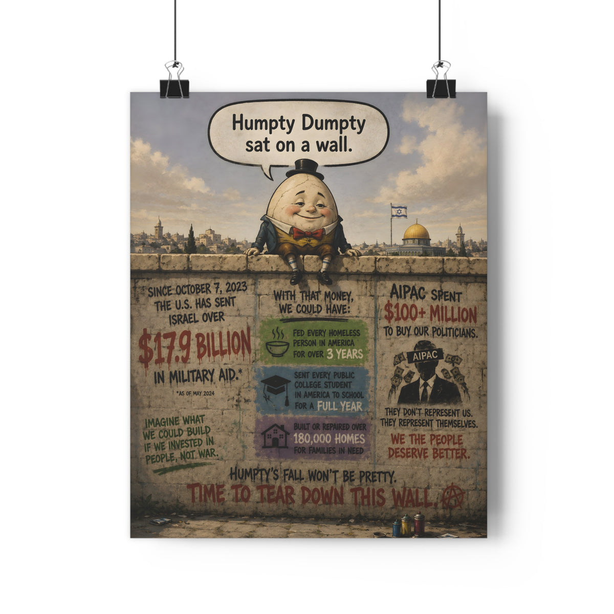 Humpty's Wall — Art Print