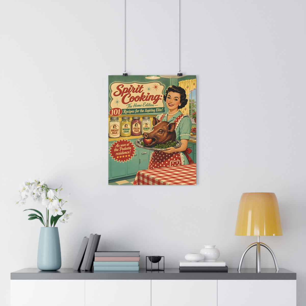 Spirit Cooking: Home Edition — Art Print | Satire Decor