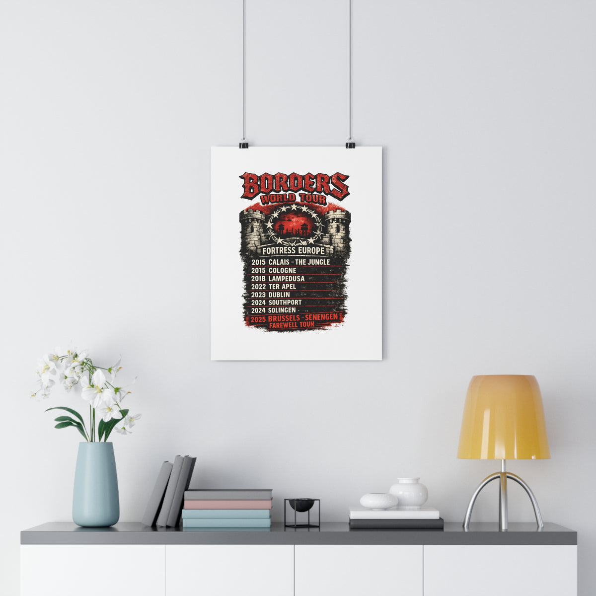 Borders World Tour — Art Print