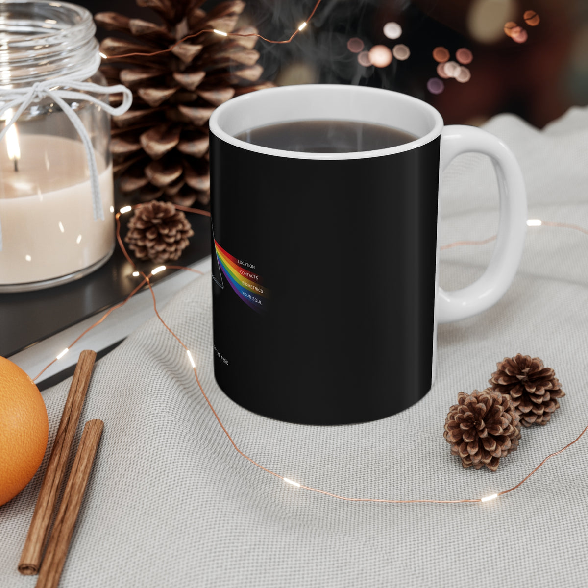 Dark Side of the Feed — Mug | Satirical Coffee Cup