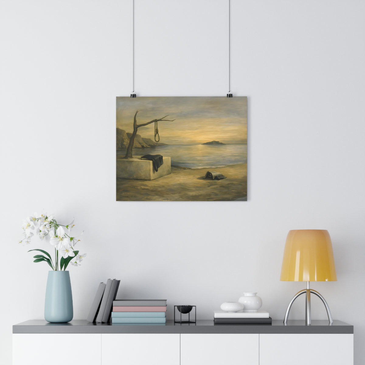 Persistence of Epstein — Art Print | Surreal Scandal Satire Poster