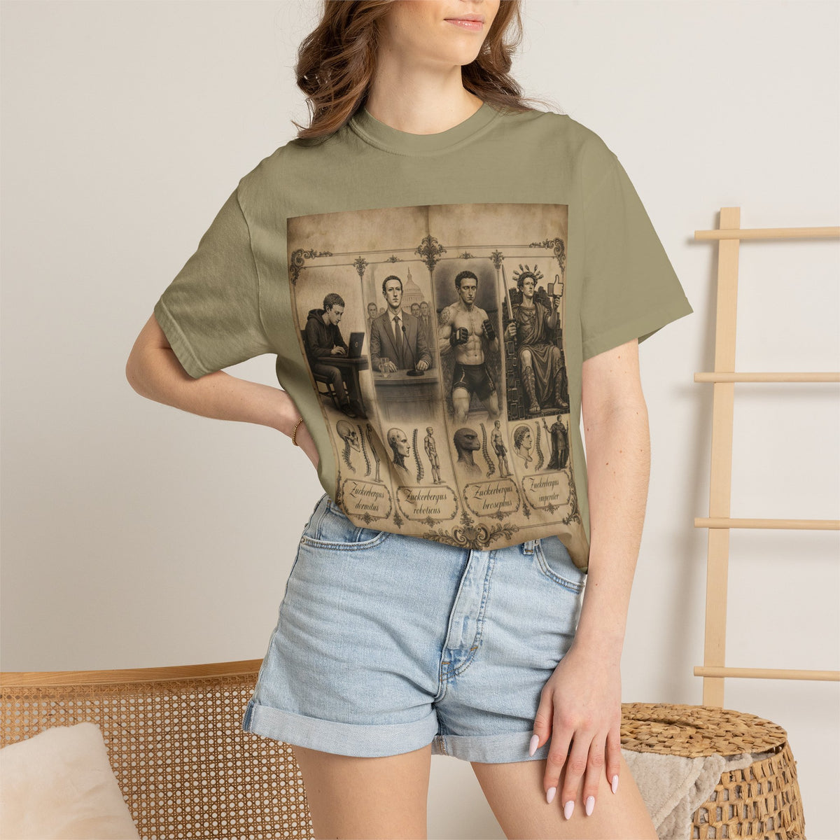 Zuckerberg: A Metamorphosis — T-Shirt | Tech Satire