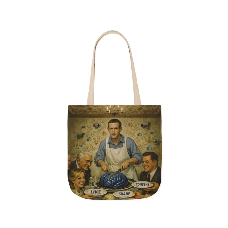 Terms of Service — Tote Bag | Big Tech Privacy Satire Art