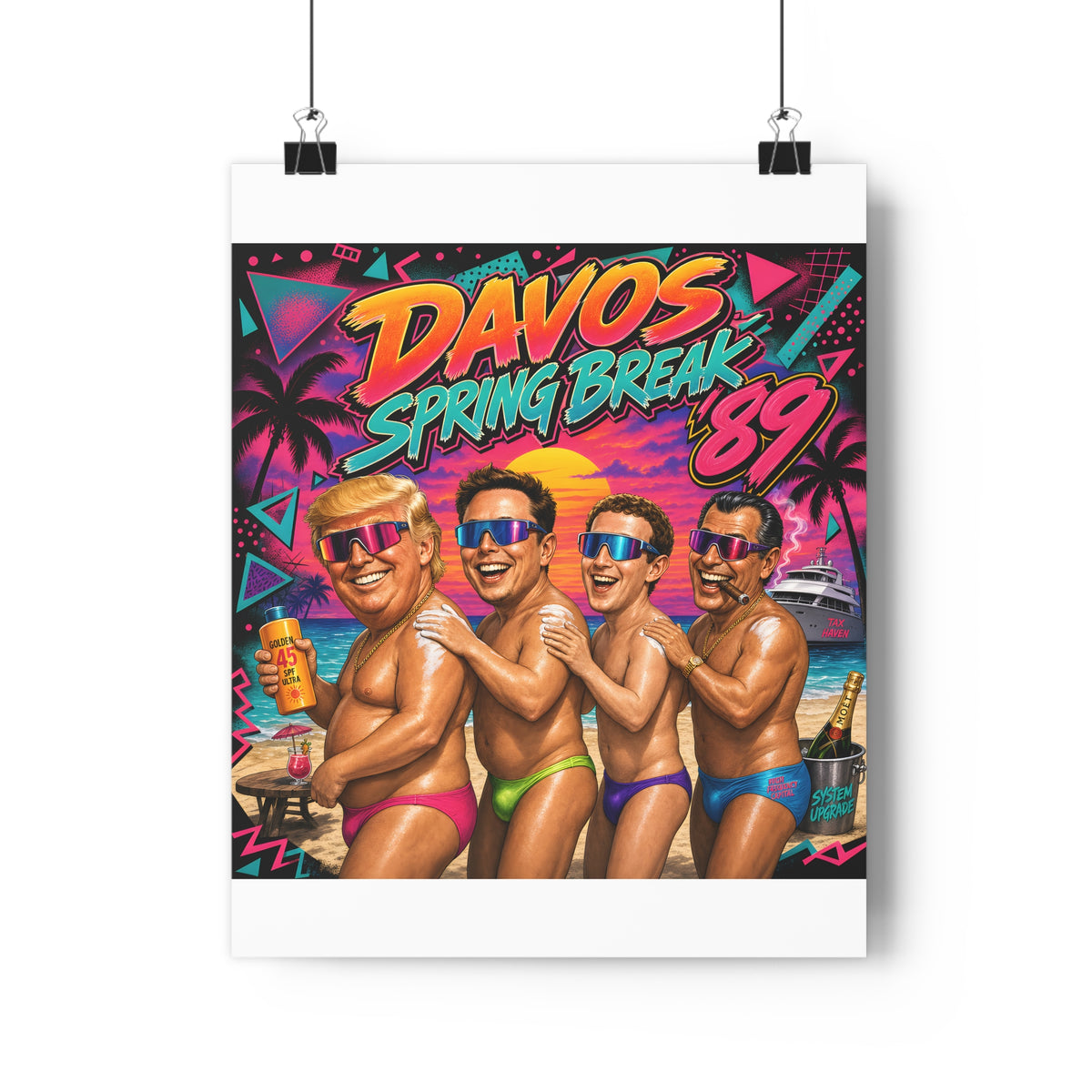 Davos Spring Break '89 — Art Print