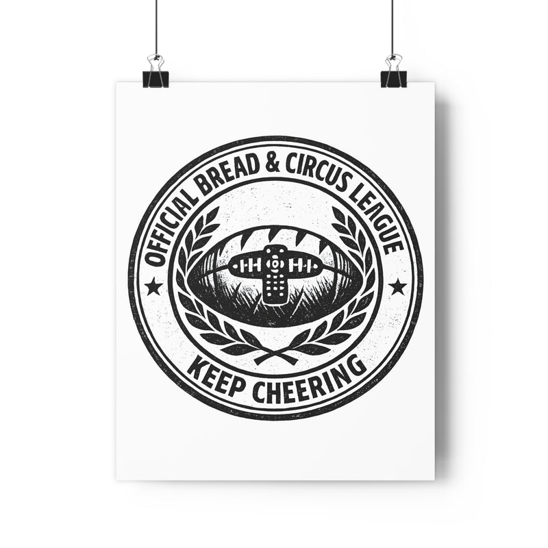 Bread & Circus League — Art Print | Satire Poster