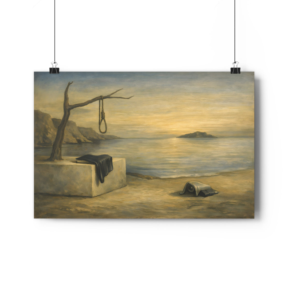 Persistence of Epstein — Art Print | Surreal Scandal Satire Poster